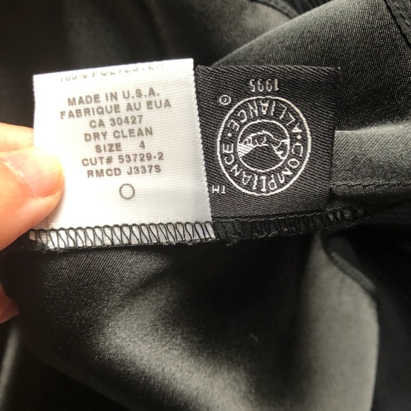 Strapless lace and velvet cocktail dress , sz 4 - Picture 8 of 8